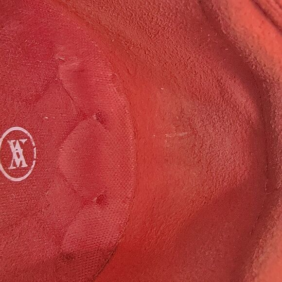 Vivaia Margot Walker Red Lightweight Square Toe V-cut Flats 41.5 Sz 10 - Picture 8 of 16